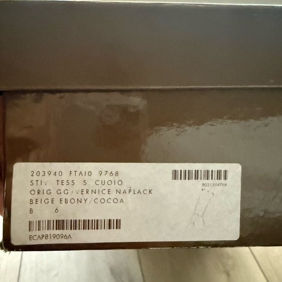 Gucci Beige GG Canvas Monogram Heeled Boots. Size 36 B. Good condition - Picture 15 of 16